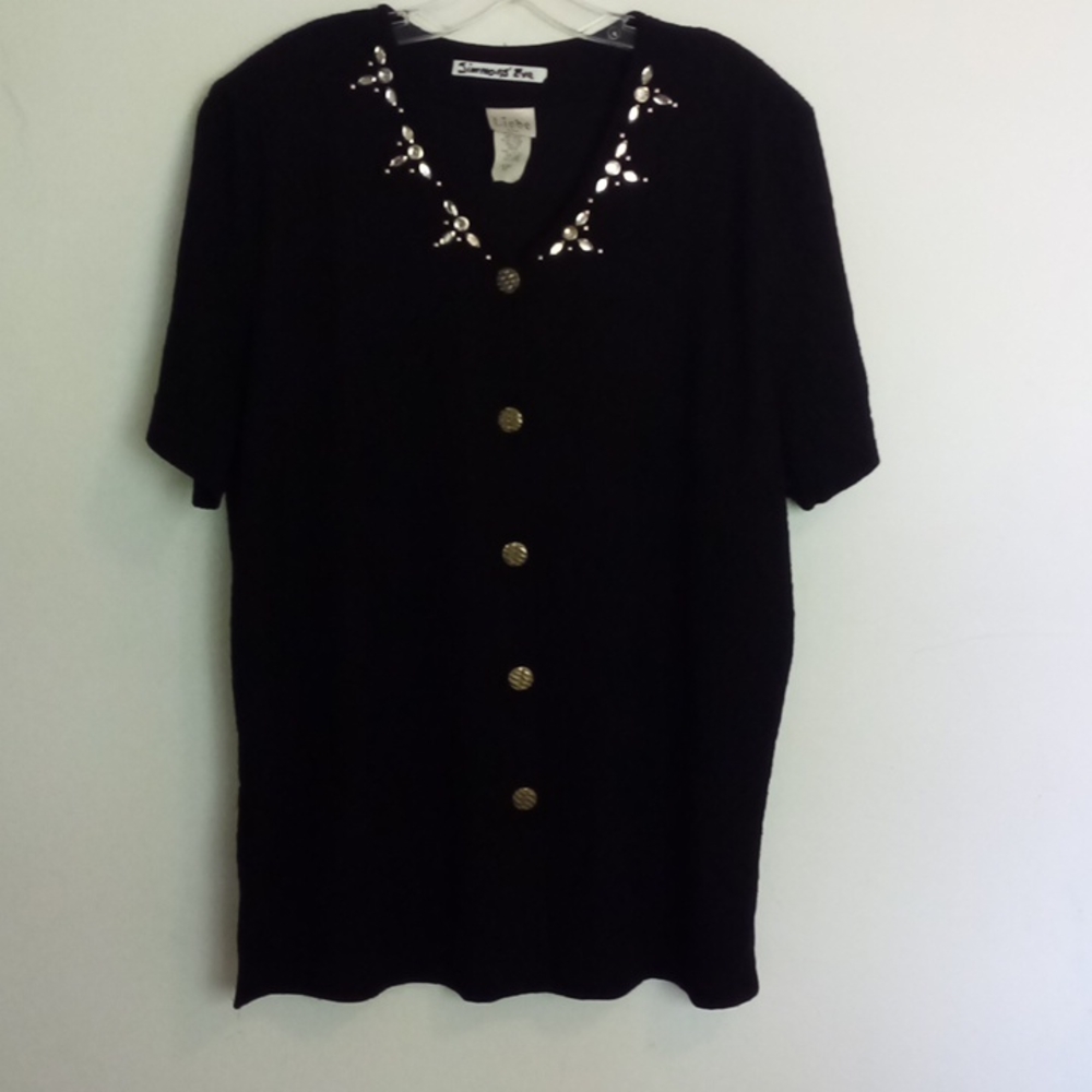 Chic black blouse 3XL
